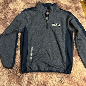 Men’s NFL Seattle Seahawks 3/4 zip pullover